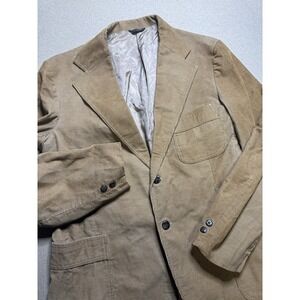 Vintage Levi's x Panatela Western Corduroy Sport Coat 2-Button Brown Men's‎ 46